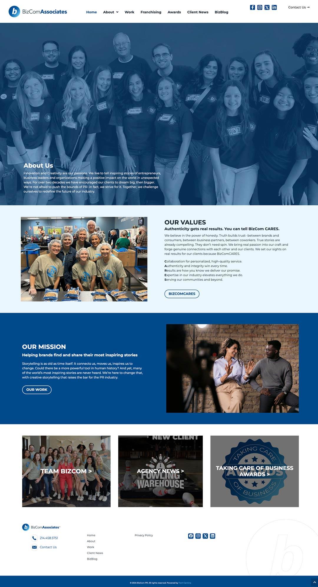 BizcomPR-wordpress-website-about