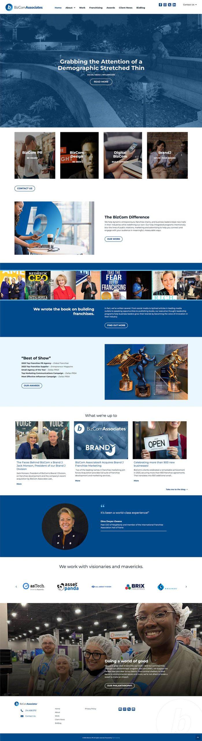 BizcomPR-wordpress-website-home BizCom-PR-wordpress-website-homepage